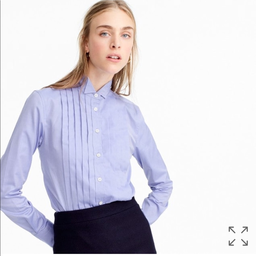 J.Crew Thomas Mason tuxedo shirt button up - Picture 7 of 8